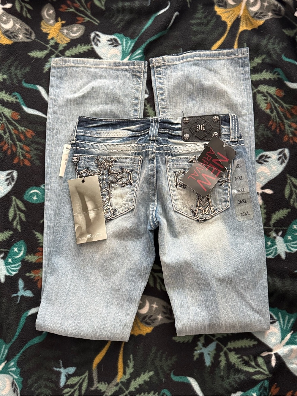Miss Me Light Blue Embellished Boot Cut Jeans